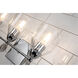 Fun Finial 3 Light 22 inch Polished Chrome Vanity Light Wall Light